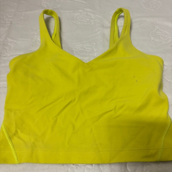 Lululemon Tops - Women's Lululemon Align Neon Yellow Tank Top XS Athletic top gym gear